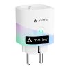 Intelligens konnektor MEROSS MSS315MA-EU energiafigyelővel (Matter)