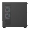 Darkflash DS900 AIR számítógépház (fekete) + 6 ARGB ventilátorok