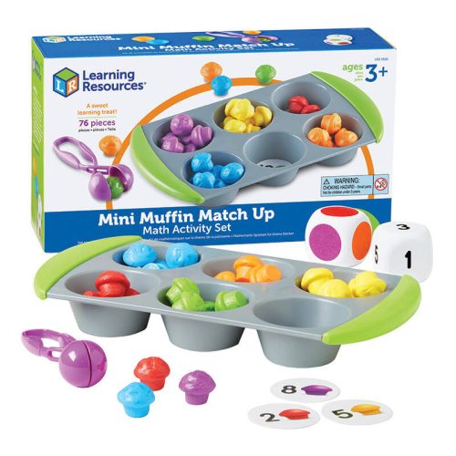 Learning Resources LER 5556 Mini Muffin matematikai készlet