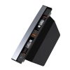 Hub Baseus T-Space USB-C villámkábellel Tesla autókhoz (fekete)