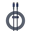 Kábel USB-C do USB-C Baseus Tungsten Gold, 100W, 1m (niebieski)