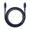 Kábel USB-C do USB-C Baseus Tungsten Gold, 100W, 1m (niebieski)
