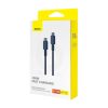 Kábel USB-C do USB-C Baseus Tungsten Gold, 100W, 1m (niebieski)