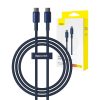 Kábel USB-C do USB-C Baseus Tungsten Gold, 100W, 1m (niebieski)
