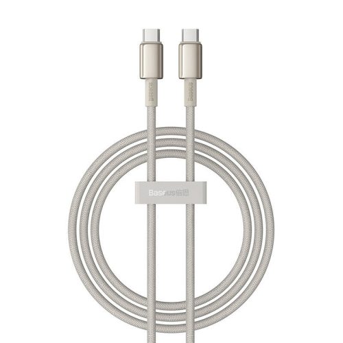 Kábel USB-C do USB-C Baseus Tungsten Gold, 100W, 1m (złoty)