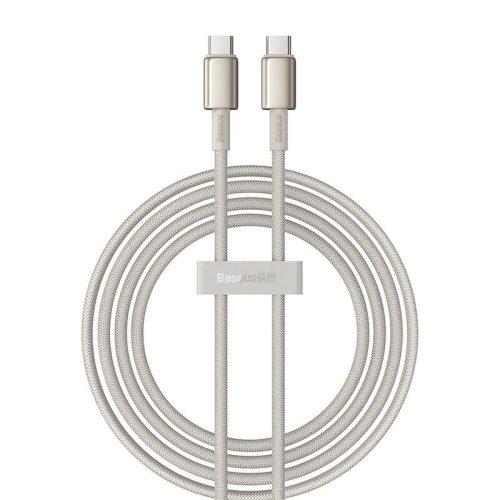 Kábel USB-C do USB-C Baseus Tungsten Gold, 100W, 2m (złoty)