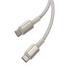 Kábel USB-C do USB-C Baseus Tungsten Gold, 100W, 2m (złoty)