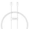 USB-C USB-C gyors töltőkábel Baseus Superior 2 100W 1m (fehér)