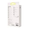 USB és iP kábel Baseus Crystal Shine, 2.4A, 1.2m (rózsaszín)