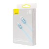 USB és iP kábel Baseus Crystal Shine, 2.4A, 2m (kék)