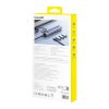 Hub 4in1 Baseus UltraJoy USB-A&USB-C to 3xUSB3.0+USB-C+RJ45 (grey)