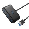 Hub Ugreen CR113 USB 4x USB 3.0 5Gbps, 1m (fekete)
