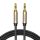 UGREEN AV125 3.5mm mini jack AUX kábel, aranyozott, 3m (szürke)