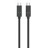 Aukey CB-TCC241 USB-C-USB-C kábel, 240W, 0,8m (fekete)