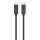 Aukey CB-TCC241 USB-C-USB-C kábel, 240W, 0,8m (fekete)