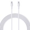 Aukey CB-NCC2 USB-C-USB-C kábel, 60W, 1,8m (fehér)