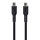 Aukey CB-SCC142 USB-C-USB-C kábel, 140W, 1,8m (fekete)