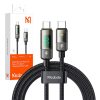 Mcdodo CA-3610 USB-C-USB-C kábel, automatikus kikapcsolás, PD 100W, 1.2m (fekete)