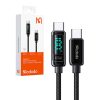 Mcdododo CA-8820 100W USB-C USB-C kábel, 1.2m (fekete)