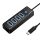 Orico HUB USB-C és 4x USB 3.0 5Gbps 0.15m Fekete