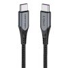 USB-C-USB-C 100W Vention TAHHD 5A 0,5m USB 3.1 Gen2 4K kábel (szürke)