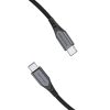USB-C-USB-C 100W Vention TAHHF 5A 1m USB 3.1 Gen2 4k kábel (szürke)