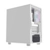 Darkflash DB330M számítógépház + 3 ARGB ventilátor (fehér)