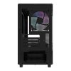 Darkflash DB330M számítógépház + 3 ARGB ventilátor (fekete)
