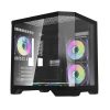 Darkflash FT350 számítógépház + 5 ARGB ventilátor (fekete)