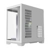 Darkflash FT350 számítógépház + 5 ARGB ventilátor (fehér)