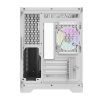 Darkflash FT350 számítógépház + 5 ARGB ventilátor (fehér)