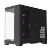 Darflash FT418 számítógépház + 6 ARGB ventilátor (fekete)