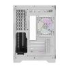 Darkflash FT418 számítógépház + 6 ARGB ventilátor (fehér)