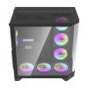 Darkflash FT418 PRO számítógépház + 7 ARGB ventilátor (fekete)