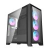 Darkflash DRX90 Glass számítógépház (fekete)