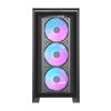Darkflash DRX90 Glass számítógépház (fekete)