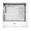 Darkflash DRX90 Glass számítógépház (fehér)