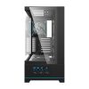 Darkflash DY451 PRO számítógépház + 1 ventilátor (fekete)