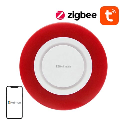 Zigbee Heiman HS2WD Tuya intelligens vezeték nélküli riasztó sziréna