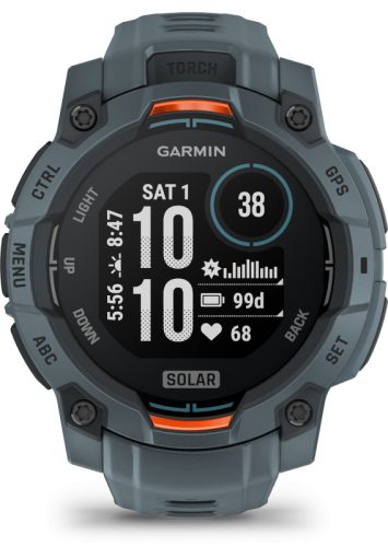 Instinct 3, 45mm Solar, Grey