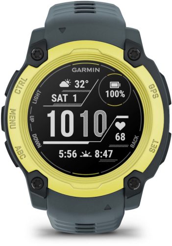 Instinct E, 40mm. Yellow, grey strap