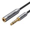 Audiokábel 6.35mm-es hím és nőstény Vention 1m