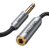 Audiokábel 6.35mm-es hím és nőstény Vention 1m