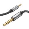 Audiokábel mini jack 3,5 mm-es férfi jack 6,35 mm-es férfi Vention BCYHF 1m