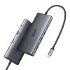 Ugreen CM639 USB-C Hub, HDMI, VGA, 2x USB-C 3.2 10Gbps, 2x USB, SD/TF, RJ45, AUX 3.5mm, PD, 4K 60 Hz