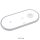HOCO wireless fast charger HANDSOME 3 in 1 ( mobile + watch + headset ) CW24 white