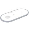 HOCO wireless fast charger HANDSOME 3 in 1 ( mobile + watch + headset ) CW24 white
