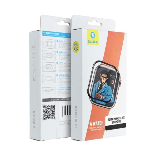 5D Mr. Monkey Glass - for Apple Watch SE / SE 2 40MM black (Strong HD)