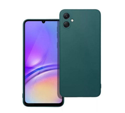 Samsung Galaxy A05 szilikon tok, telefon tok, hátlaptok, matt, zöld, Matt case 