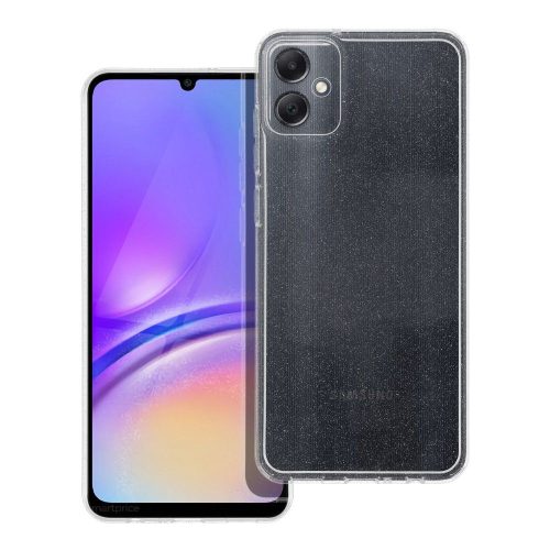 SAMSUNG A05 átlátszó csillámos tok Clear Case 2mm BLINK A képek csak illusztrációk!